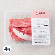 근본육 한돈 안심 장조림용 (냉장), 500g, 4팩