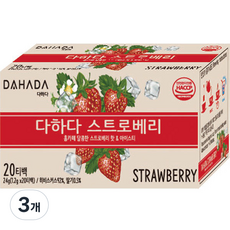 다하다 스트로베리, 1.2g, 20개입, 3개