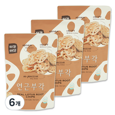 티각태각 연근부각, 60g, 6개