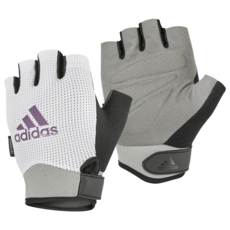 adidas 愛迪達 女用透氣訓練手套, 象牙灰, 1雙