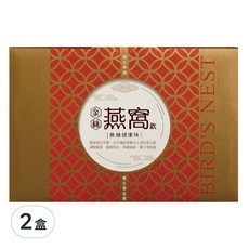華齊堂 金絲燕窩飲 無糖健康味 Set, 75毫升 x 6入, 漢方熬合基底, 精選燕角, 無蔗糖添加, 75ml, 2盒