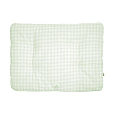Monbebe 雲朵涼感四季床墊 L(90 x 60cm) 綠格, 寶寶四季通用涼墊, 親膚透氣舒適, L(90 x 60cm), 1個