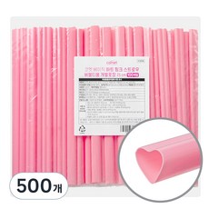 comet 基本愛心粉色吸管 泡泡茶用 21cm, 1入, 500件