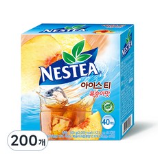 네스티 복숭아맛 아이스티 분말, 12.5g, 40개입, 5개