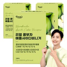 Funeat 康普茶沖泡飲 蘋果氣泡醋口味, 5g, 30條, 3盒