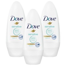 도브 센서티브 롤온 데오드란트, 40ml, 3개