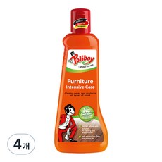 폴리보이 퍼니처 인텐시브 원목가구 목재 마루 폴리쉬 광택 클리너, 200ml, 4개