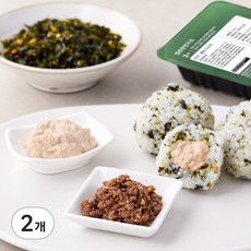 집반찬연구소 주먹밥 속재료 참치마요 + 맛더하기 김자반 + 소고기볶음 세트, 210g, 2개