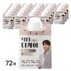 닥터더케어 곡물맛 균형영양식, 72개, 200ml