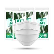 클린 비말차단 마스크 대형 KF-AD, 5개입, 10개, 화이트