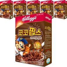 켈로그 코코팝스 시리얼, 460g, 6개