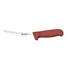 AMBROGIO SANELLI 山里尼 BBQ 彎去骨刀 15cm(硬), 瑪瑙紅色, 1支