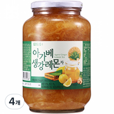 담터 아가베생강레몬차, 1kg, 4개