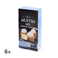브레드가든 크림치즈 머핀 믹스, 180g, 6개