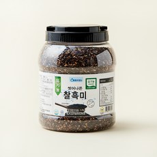 유기농 씻어나온 찰흑미, 2.2kg, 1통 2.2kg, 1통