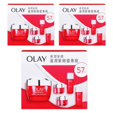 OLAY 歐蕾 滋潤緊緻優惠組 護膚霜50g + 護膚霜14g x 2 + 精華水18ml x 2, 3組