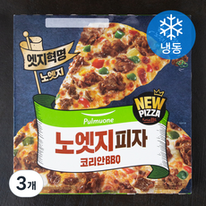 풀무원 노엣지피자 코리안BBQ (냉동), 322g, 3개