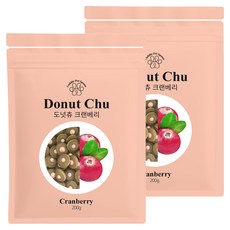 커들펫스푼 강아지 대용량 간식 도넛츄, 크렌베리, 200g, 2개