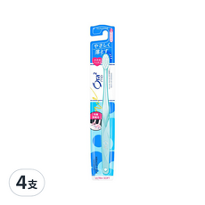 Ora2 愛樂齒 微觸感牙刷, 超軟毛, 小刷頭設計, 1入, 4支