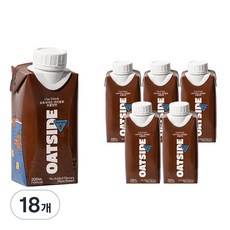 오트사이드 귀리음료 초콜릿맛, 200ml, 18개