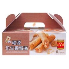 新竹福源 花生醬蛋捲, 320g, 4盒