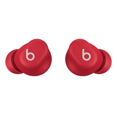 Apple Beats Solo Buds 블루투스 이어폰, 클리어 레드