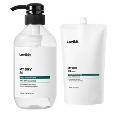 La vikit MyDry80洗衣精 480ml+補充包 480ml, 960ml, 1組