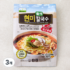칠갑농산 들깨 현미 칼국수, 398g, 3개