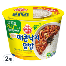 OTTOGI 不倒翁 即食湯杯飯微辣章魚蓋飯, 2個, 285克