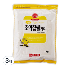 초야식품 찹쌀가루 국산, 1kg, 3개