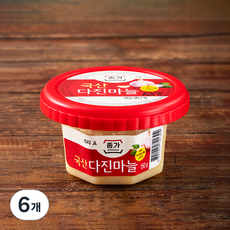 종가 다진마늘, 150g, 6개