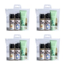 MCG 米璽聚 GO PRETTY 旅行包套組，凜冬淨化洗髮精 60ml + 沐春潤活洗髮精 60ml + 魔法叢林奇蹟修護髮膜 50ml, 4組