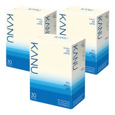 KANU 冰即溶拿鐵, 13.5g, 30入, 3個