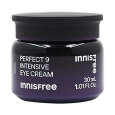 INNISFREE 九重完美青春再生眼霜，溫和低刺激親膚配方，蘊含濟州靈草成分，夜間抗老，30ml, 1罐