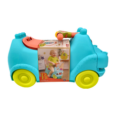 B.toys 兒童科育統感玩具 噴氣河馬堆積木 滑步車, BX2312Z, 1個