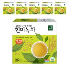 다농원 현미녹차 티백, 1.3g, 100개입, 6개