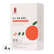 공차 허니자몽블랙티, 20g, 20개입, 4개 20g, 20개입, 4개