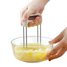 日本VITVITI 不銹鋼人體工學搗泥器, 多用途食材搗泥料理, 1個