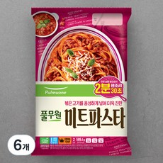 풀무원 생미트스파게티 2인, 588.4g, 6개