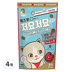 캐츠랑 저요저요 고양이 보양간식, 참치, 150g, 4개