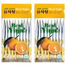 해맑음 그대로 갈아만든 유자청 스틱, 2개, 10개입, 42g