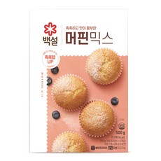 백설 머핀믹스, 1개, 500g