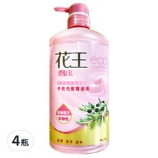 Kao 花王潤髮乳，中乾性髮質適用，典雅芳香，柔順易梳理, 750ml, 4瓶