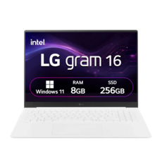 LG전자 2024 그램 16 코어Ultra5, 스노우화이트, 256GB, 8GB, WIN11 Home, 16Z90SU-GRF6K