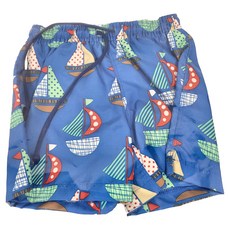 Splash About BOARD SHORTS 普普風帆船 兒童海灘褲, 1-2歲, 1件