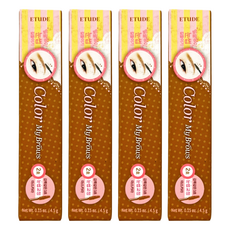 ETUDE 眉飛色舞染眉膏 4.5g, 02 Light Brown, 4支