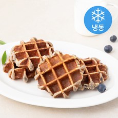 블루베리 산소 와플 5개입 (냉동), 1개, 250g