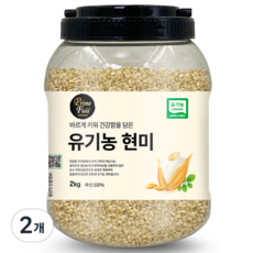 프라임필드 유기농 현미, 2kg, 2개