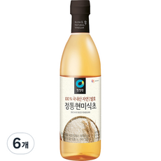 대상 청정원 정통현미식초 470ml 6개