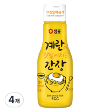 샘표 계란이 맛있어지는 간장, 4개, 200ml